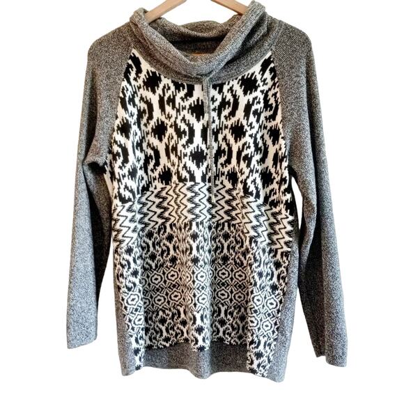 Ruby Rd. Drawstring Cowl Neck Sweater - Picture 4 of 6